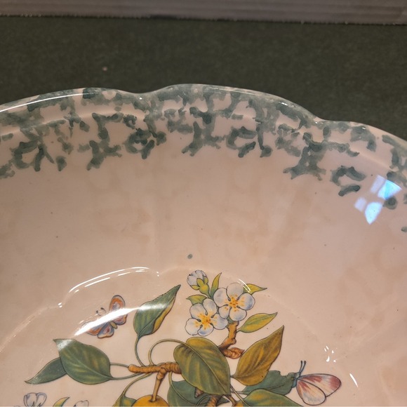 Large Serving Round Pasta/ Fruit Bowl ๐ design 9" dia Himark Made In Italy - Picture 6 of 6